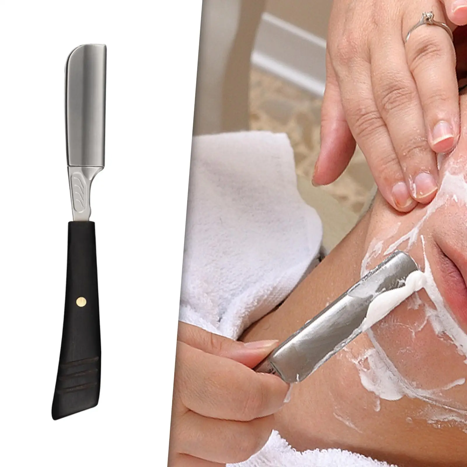 Razor Straight Handle Stylist Blades Holder Use Japanese Style Easy Installation | Красота и здоровье