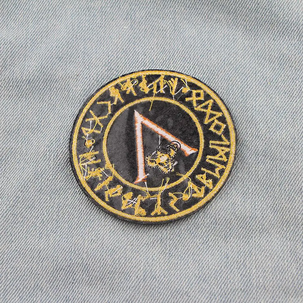 1 шт. патчи для одежды с вышивкой в виде викингов | Канцтовары офиса и дома