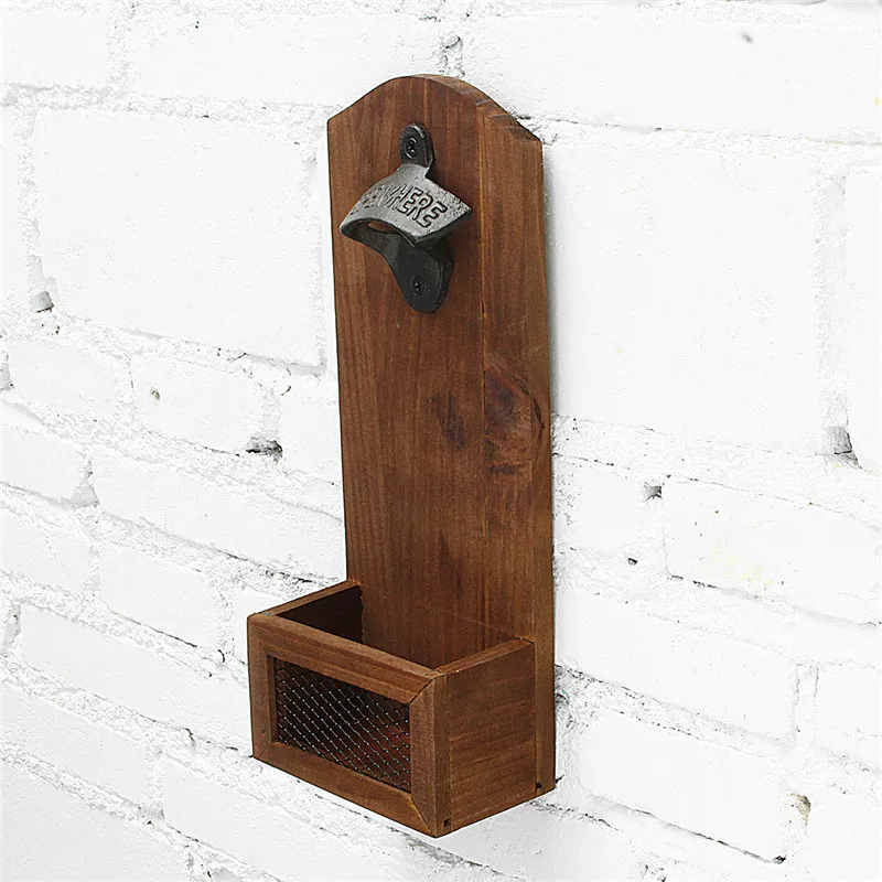 Винтажная настенная открывалка для бутылок старинная железная бара пива