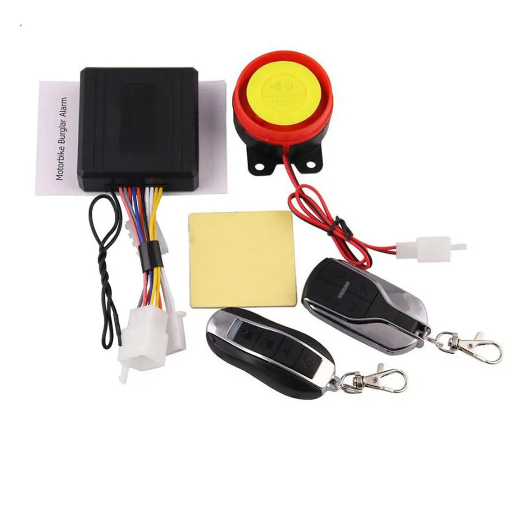 

Motorcycle Anti-theft Alarm Universal Accessories Remote Control Engine One-button Start One-way Anti-theft