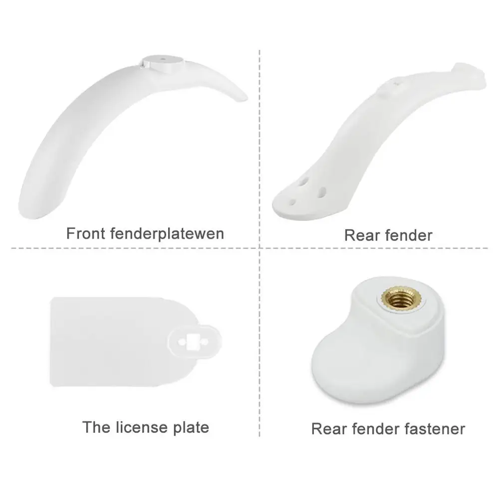 Наружные передние и задние крылья запасные части для электрических скутеров Xiaomi