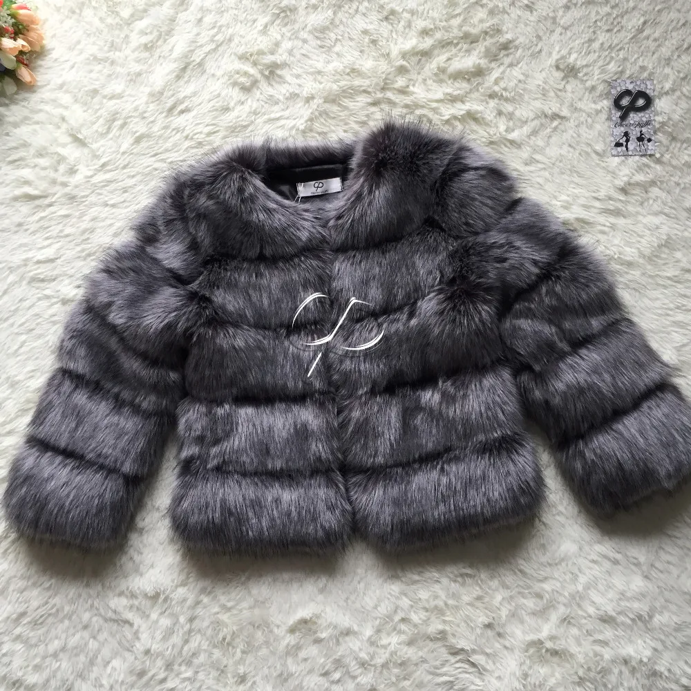 CP Brand Short Fur Coat Winter Fashion Women Faux Fox Coats Furry Cute Woman Fake Jacket Plus Size | Женская одежда