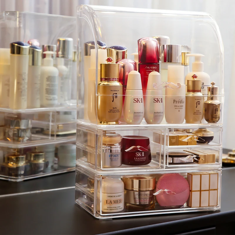 Большой пылезащитный ящик для хранения бутылок с эфирными маслами пластиковые