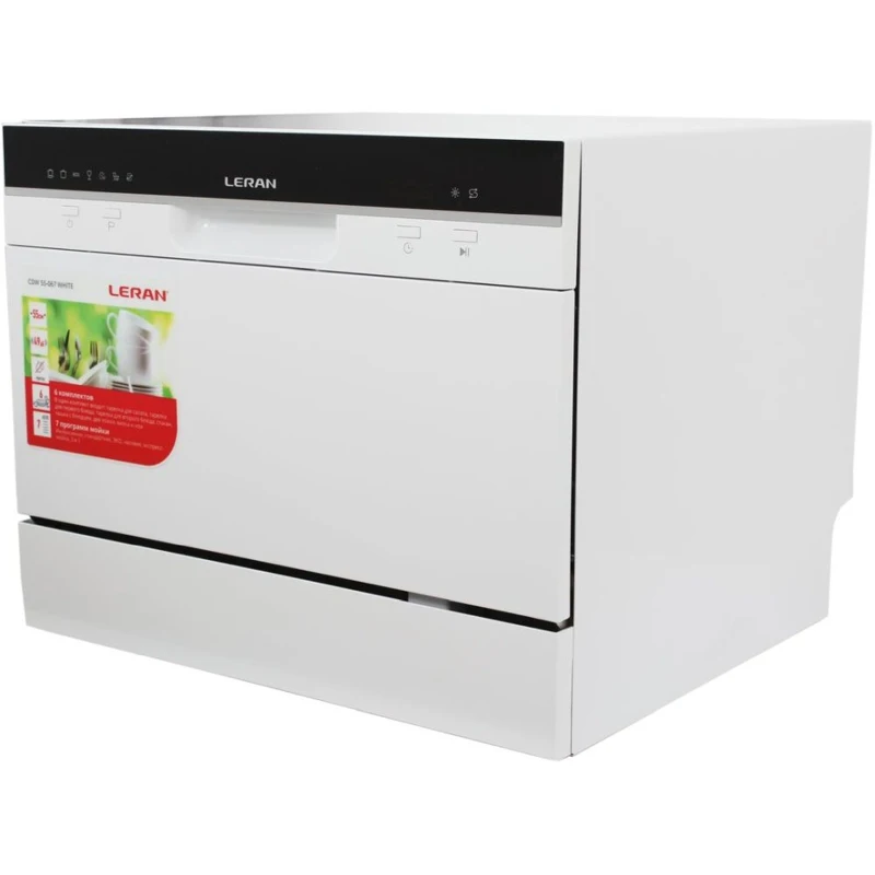 Посудомоечная машина LERAN CDW 55 067 WHITE компактная белая|Посудомоечные машины| |