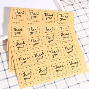 120 шт., квадратные наклейки ручной работы в горошек