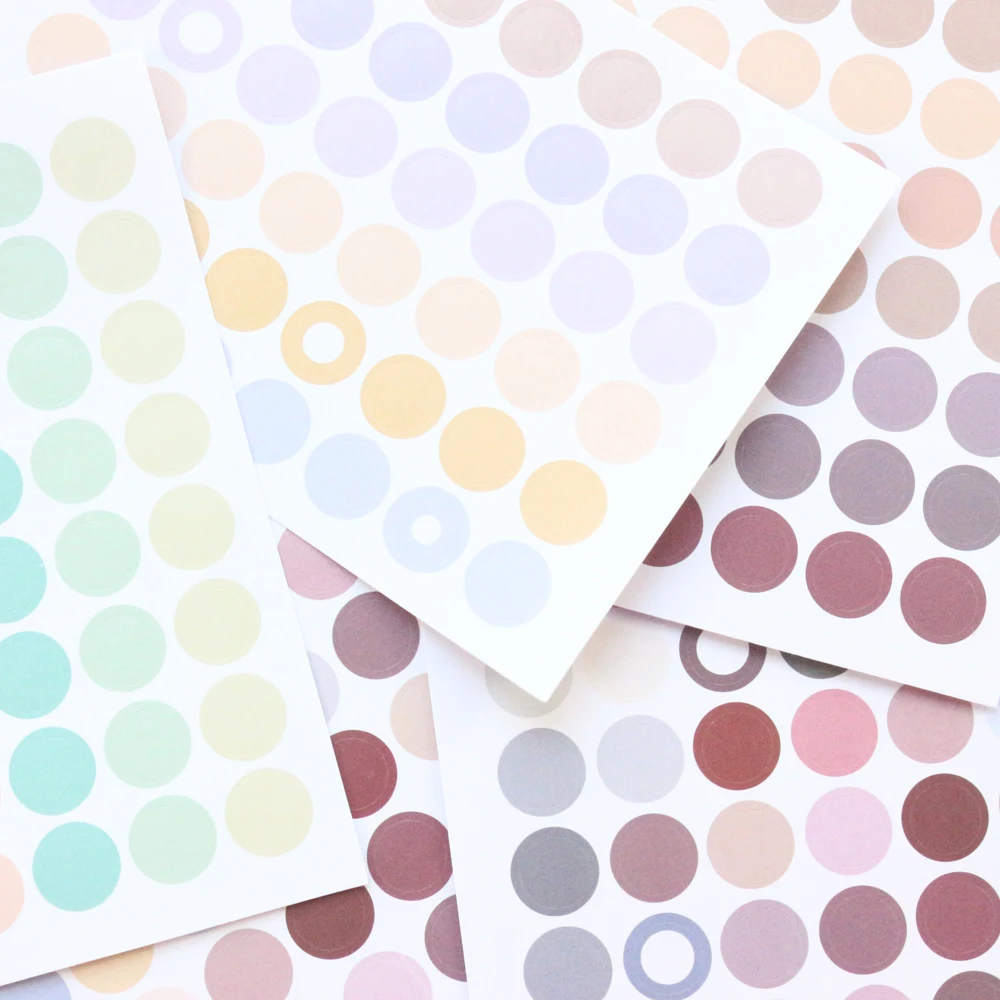 Domikee новые милые радужные наклейки для дневника конфеты школьники канцелярские