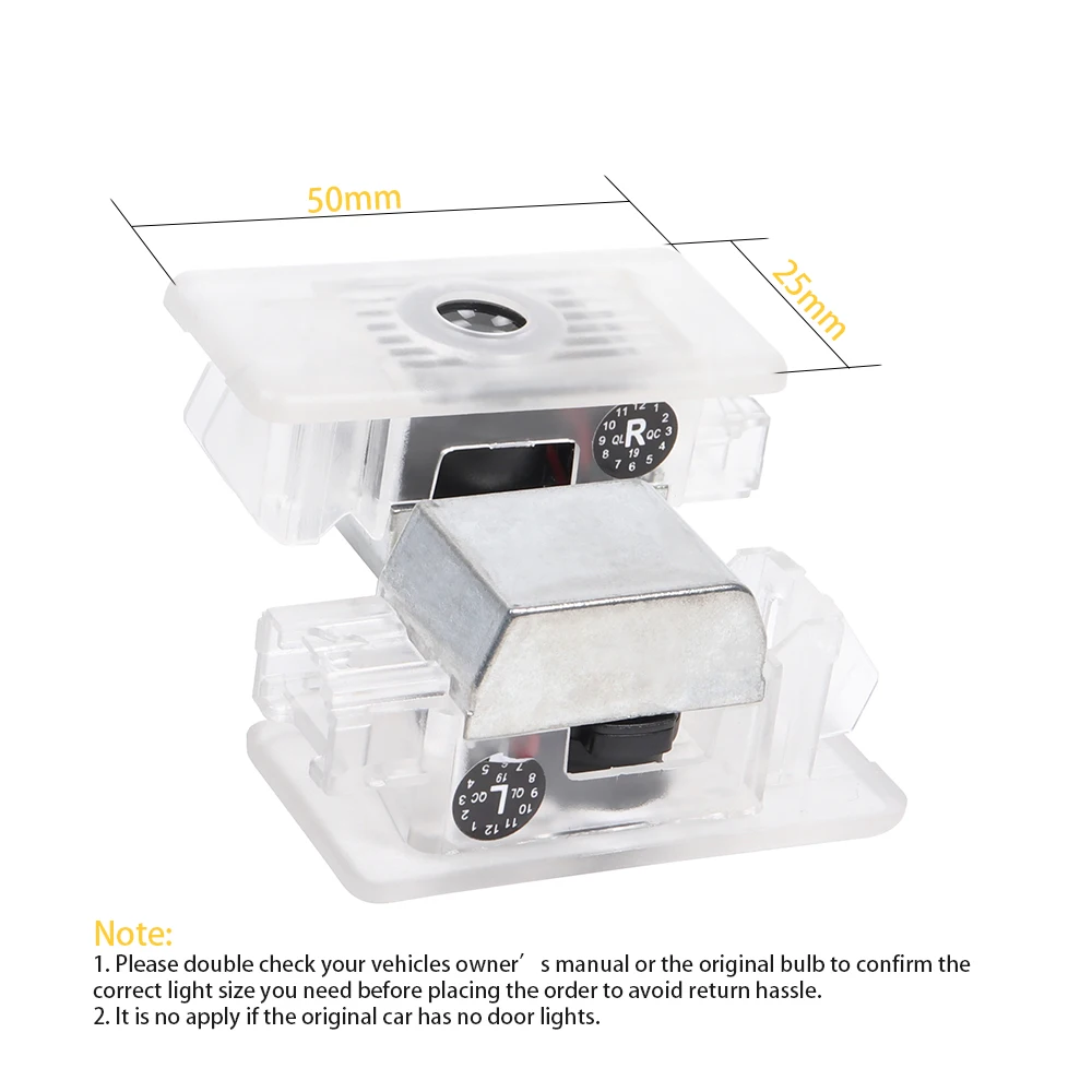 2X LED 3D автомобильный логотип проектор Призрак тенсветильник свет для BMW G20 G28 2019 2020