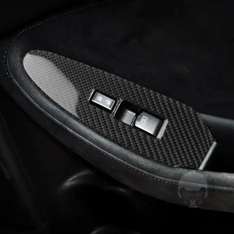 

for Nissan 370z Z34 2009 -- True Carbon Fiber Window Lift Switch Panel
