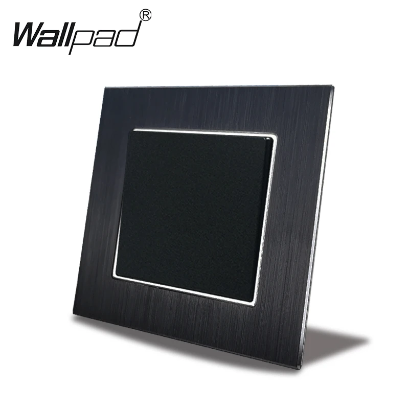 ЕС 1 местный промежуточный переключатель Wallpad 110V 240V AC металла Алюминий