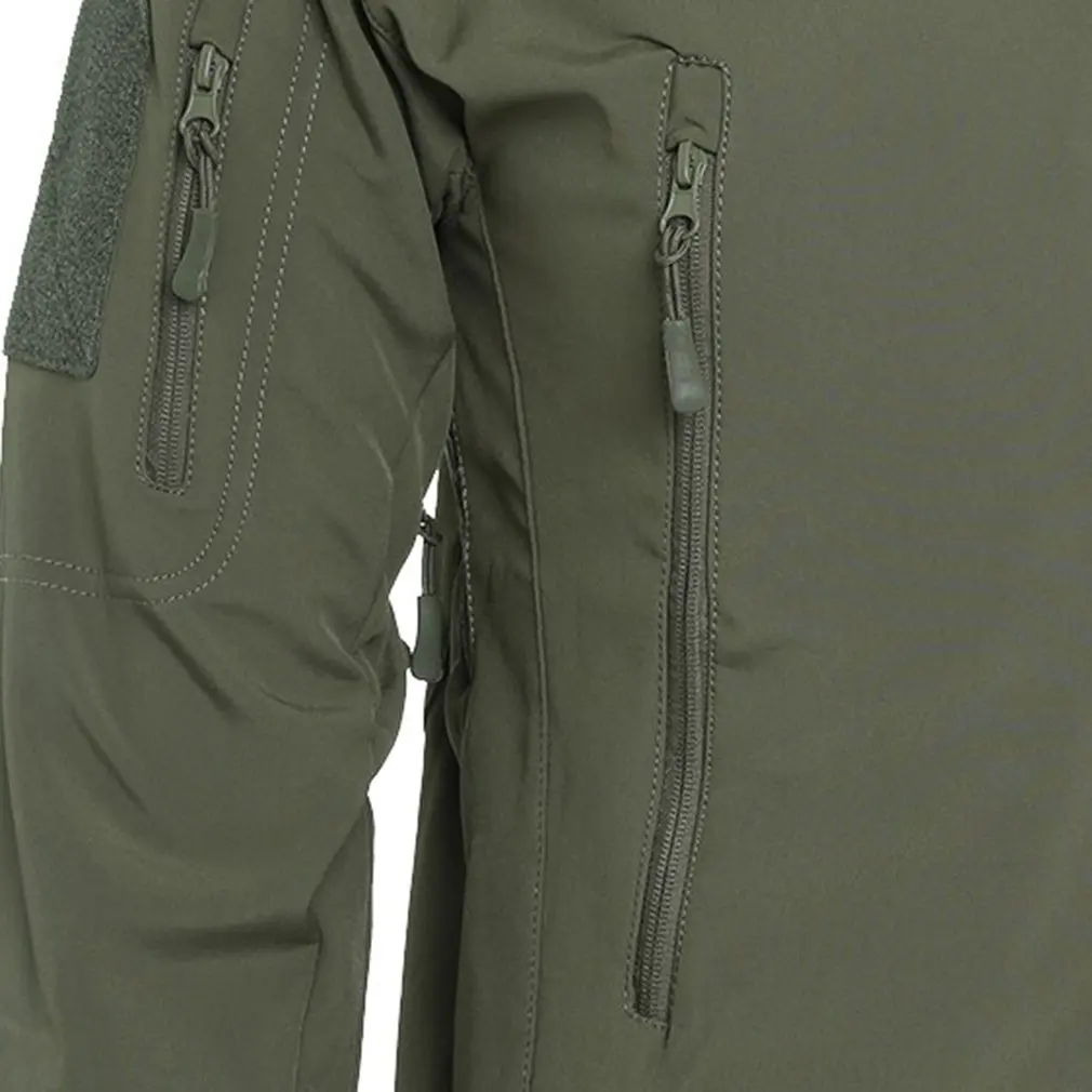 

Outdoor Soft Shell Fleece Men And Women Windproof Waterproof Breathable Warm Three-In-One Coat Shark Leather Jacket