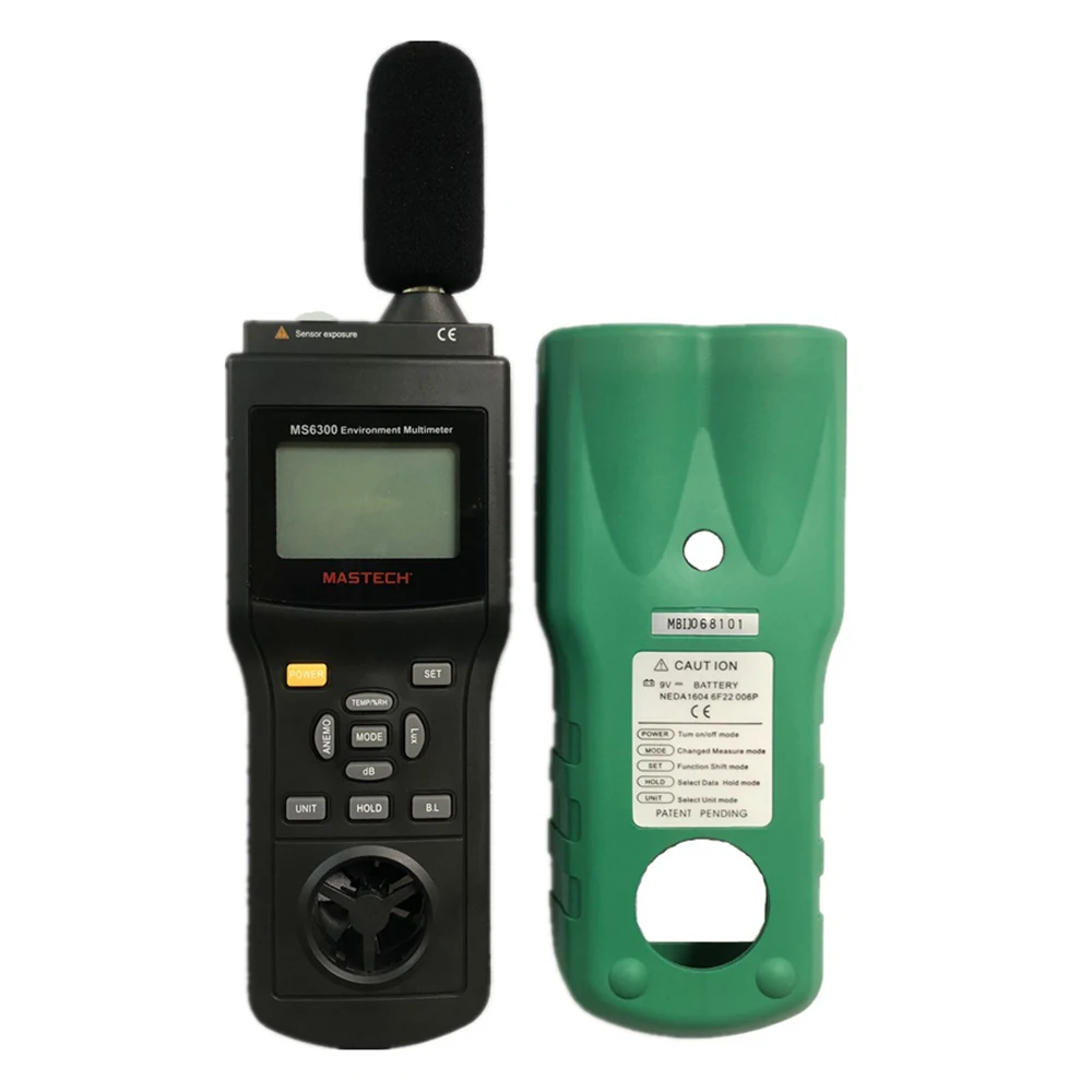 MASTECH MS6300 цифровой многофункциональный измеритель температуры влажности уровня