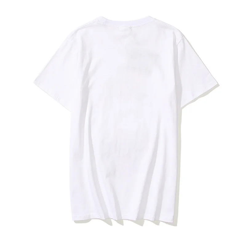 

Bape Cartoon Animal Print Couple Short-sleeved T-shirt Streetwear Man and Women Tops