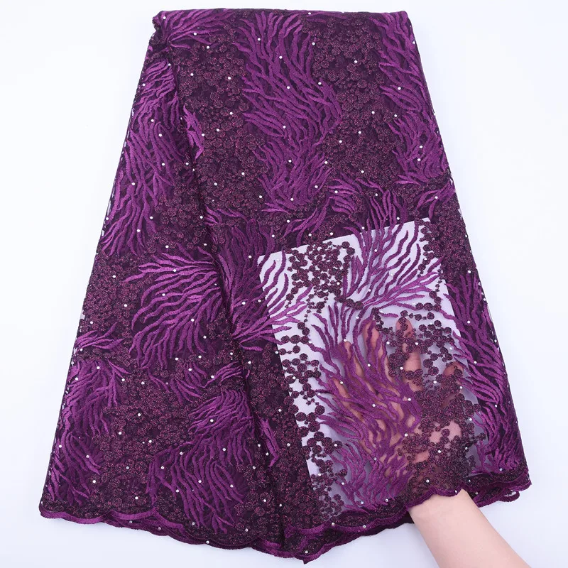 Новейшая нигерийская кружевная ткань высокое качество тюль африканская вышивка