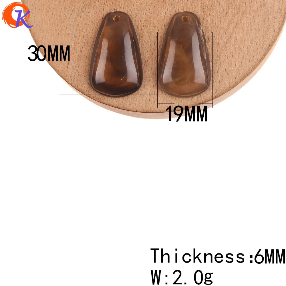 Cordial Design 19x30mm 240Pcs Acrylic Beads/DIY Making/Beads Jewelry/Marble Effect Beads/Drop Shape/Hand Made/Earring Findings