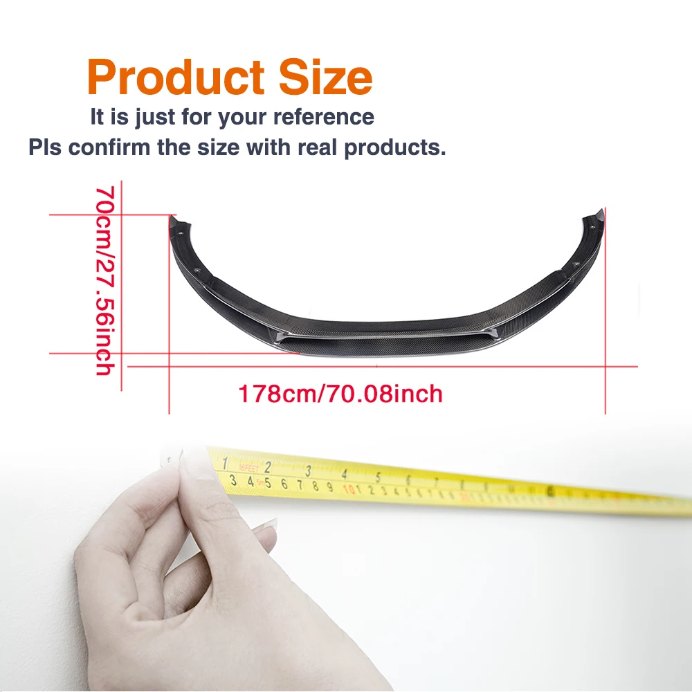 

Carbon Fiber / FRP Front Bumper Lip Spoiler Splitters for Audi R8 V8 V10 2-Door Coupe Convertible 2008 - 2015
