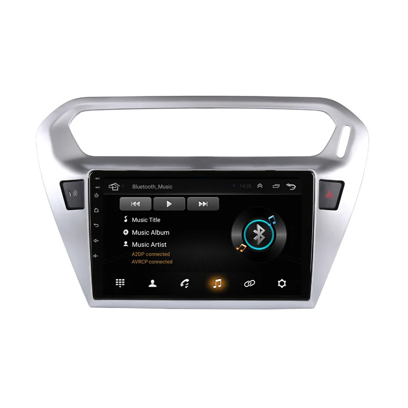 10 1 &quotAndroid автомобильный DVD мультимедийный плеер GPS для Peugeot 301 2014 2015 2016 аудио