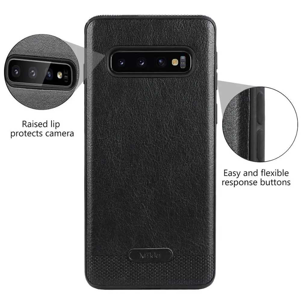 DUSH Leather Case For Samsung S9 S10 Plus 6 7 8 Note 9 Note10 M10 M20 Galaxy TPU Fitted Full Back Cover Shockproof | Мобильные