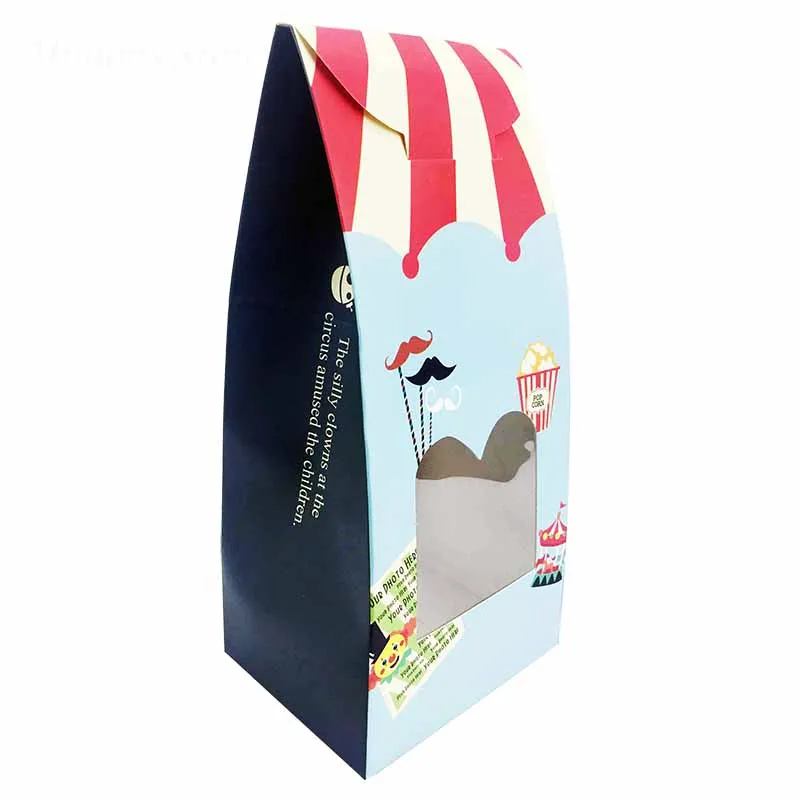 10 шт./лот цирковые тематические товары для вечеринок мультяшная коробка конфет