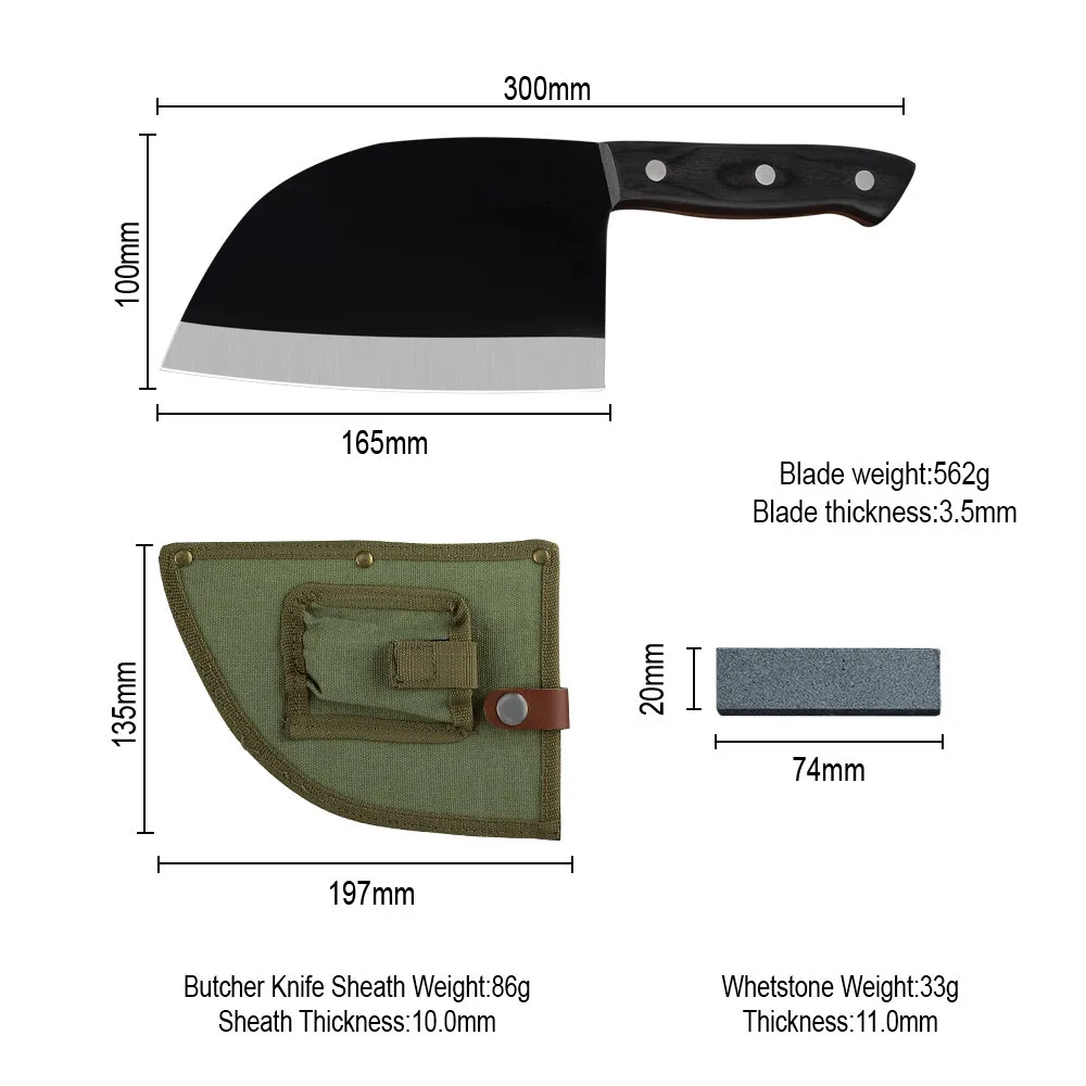 XYj нож измельчитель из высокоуглеродистой стали кухонный подходит для костей