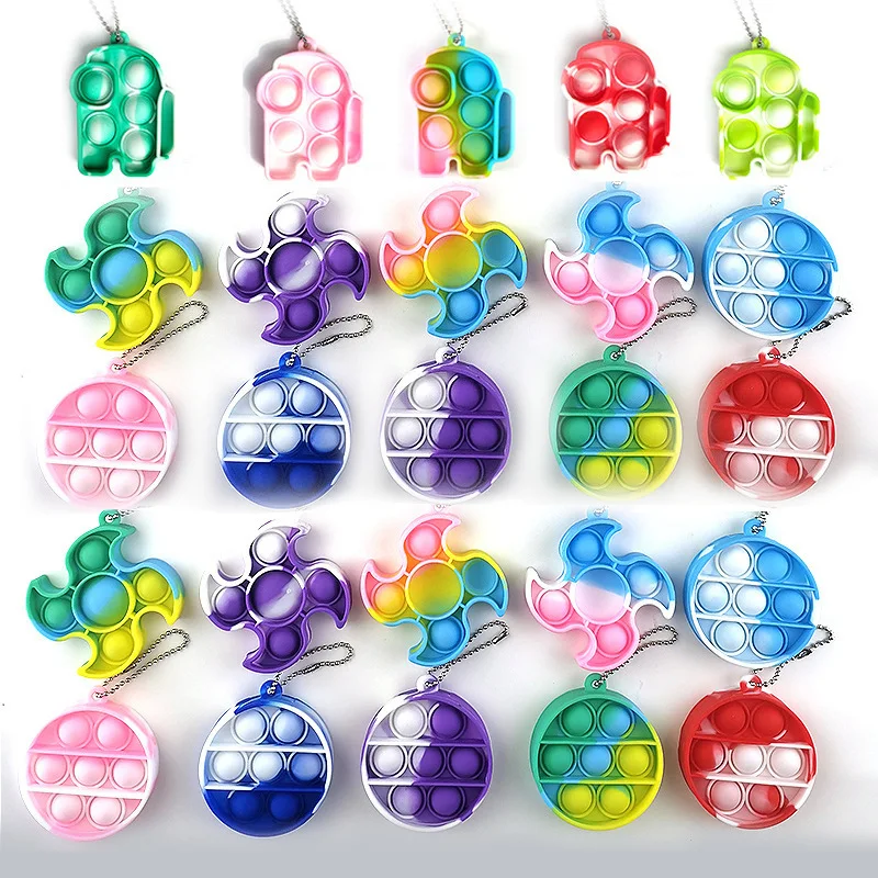 

Push Bubble Sensory Toy Autism Needs Squishy Stress Reliever Toys Adult Child Funny Anti-stress Fidget It Decompression Gifts