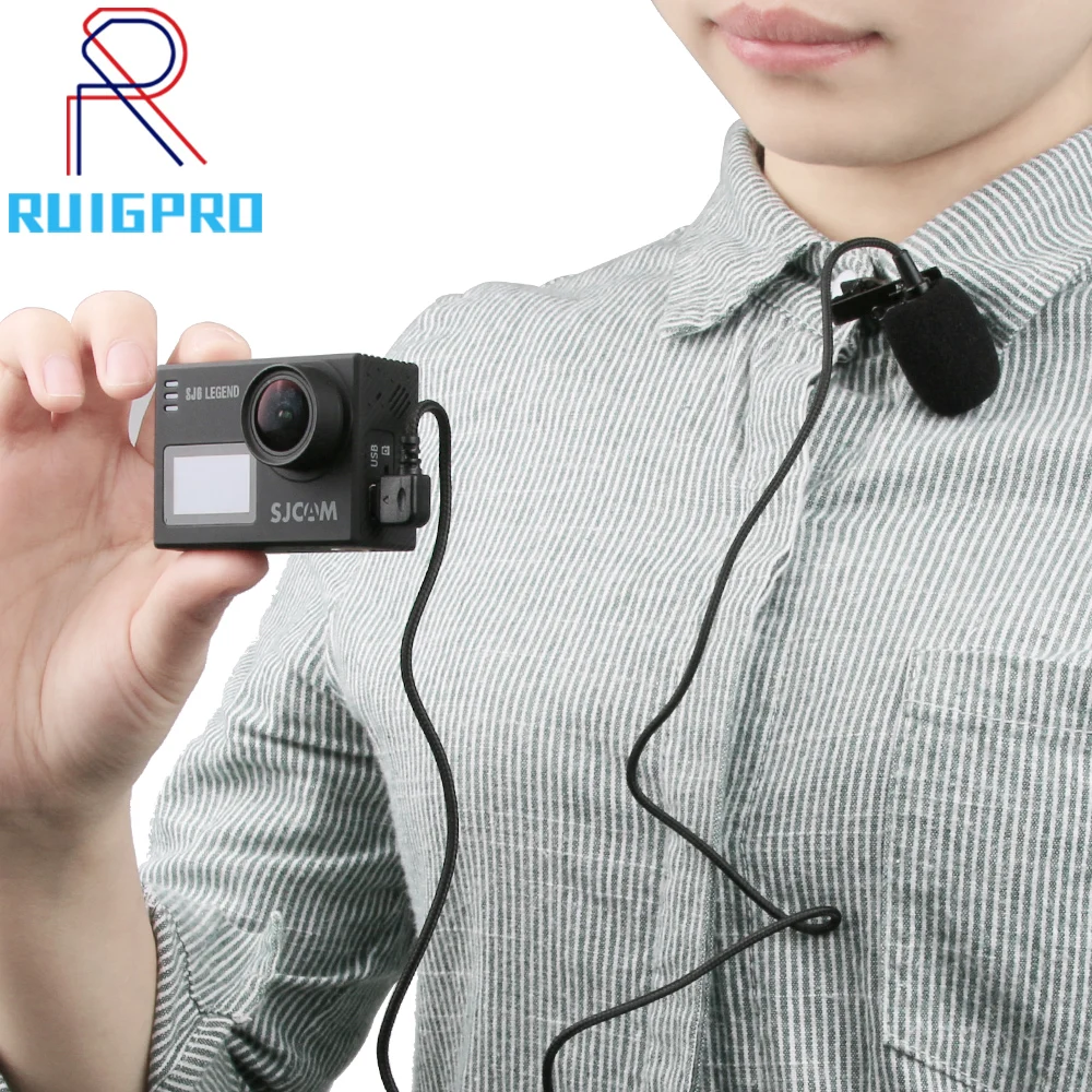 Аксессуары внешний микрофон для спортивной камеры SJCAM SJ6 LEGEND /SJ7 Star /SJ360|Чехлы
