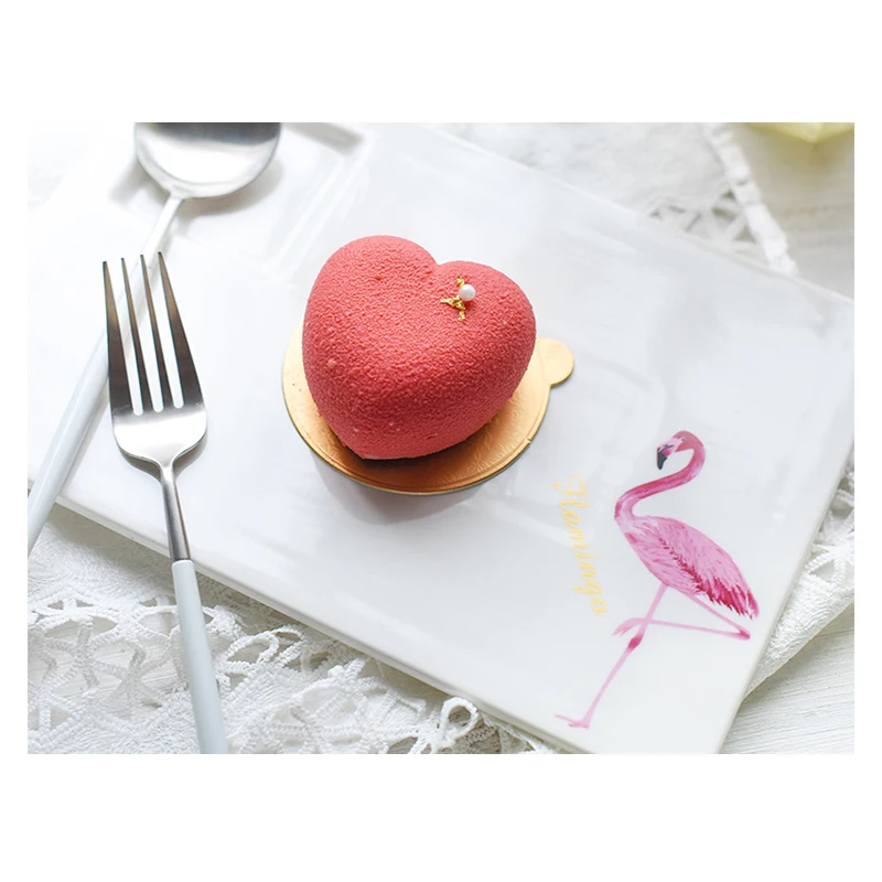 3D сердце Форма силиконовые формы для выпечки Шоколадное Желе торт украшения