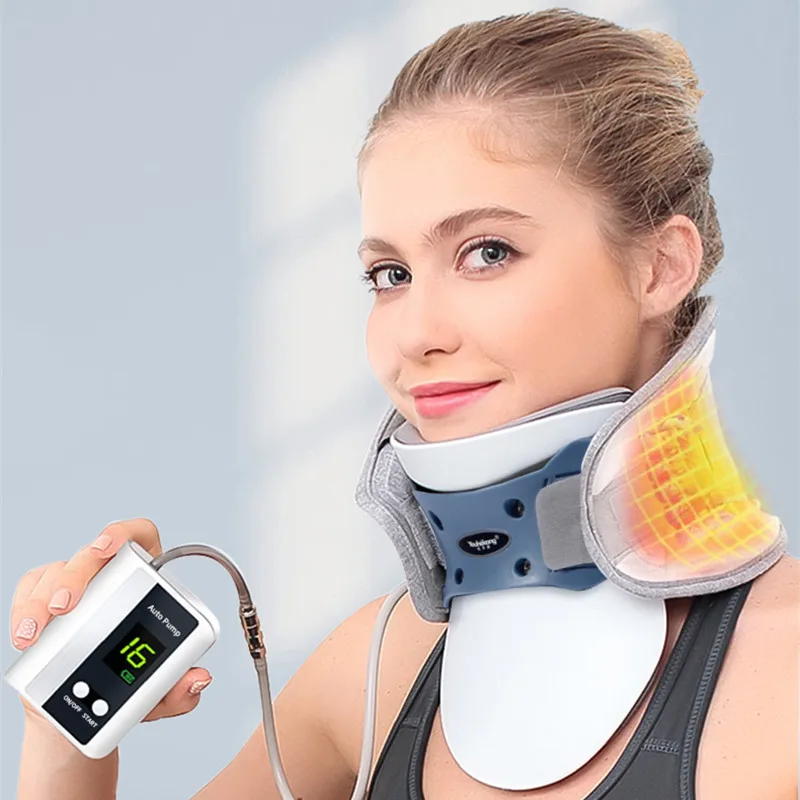 2018 Электрический шеи шейки матки регулируемое устройство надувной воротник