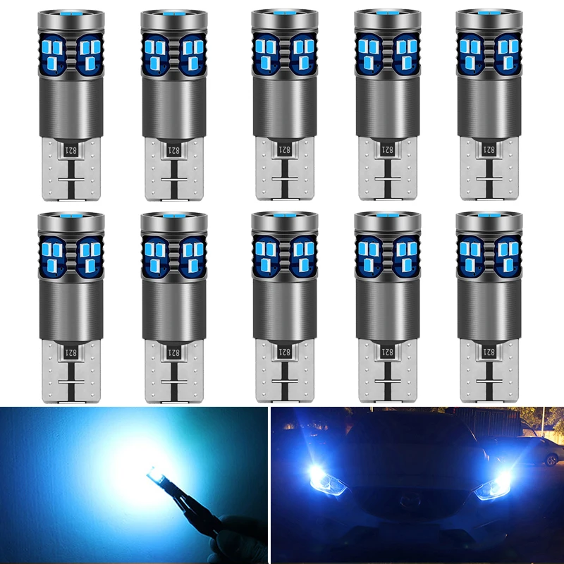 10x T10 W5W светодиод Шина CAN свет лампы для BMW F20 F30 X3 X4 X5 X6 MINI Cooper F60 автомобиля чтения