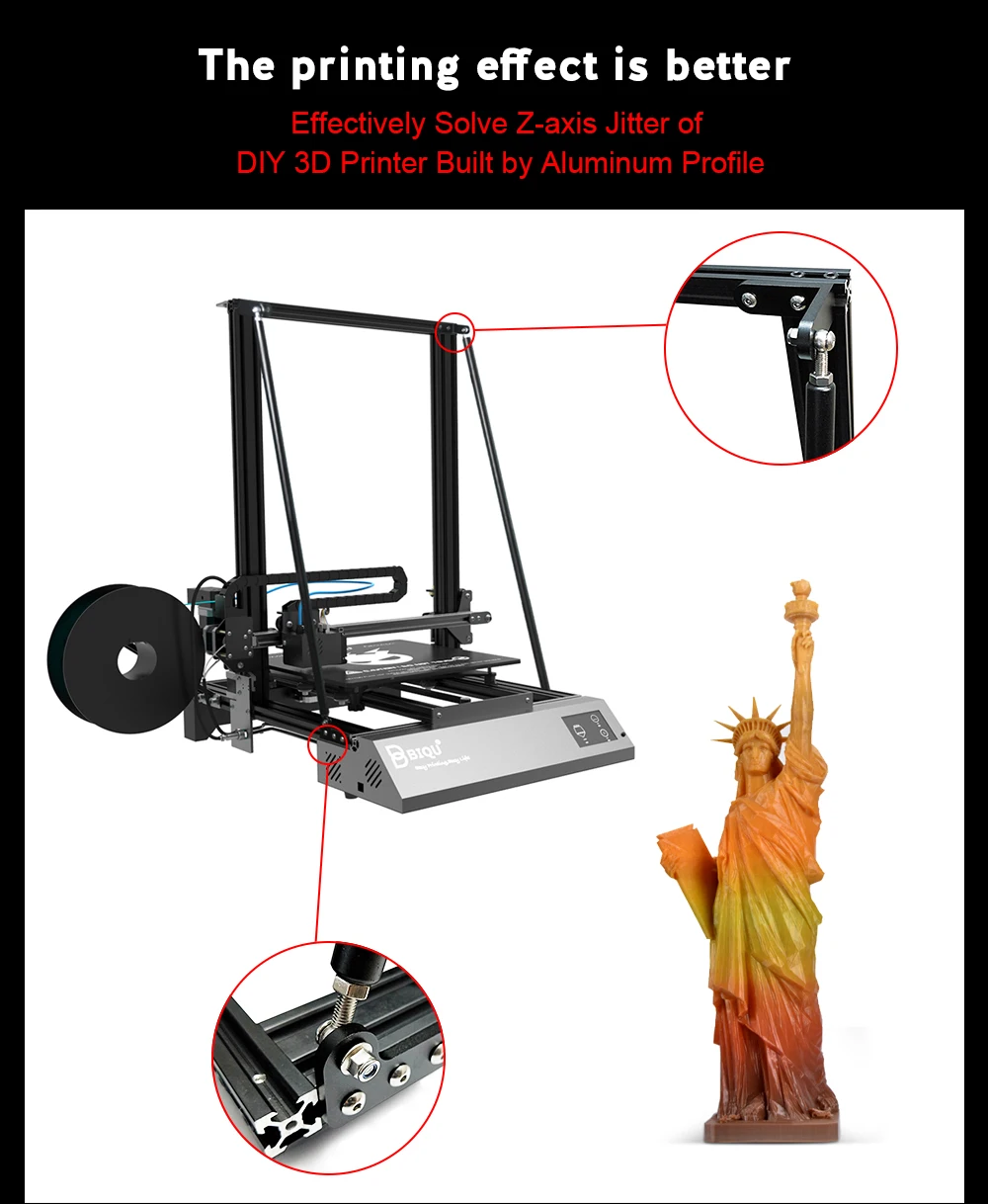3d принтер тяга комплект тяги тяга DIY Обновление 3d принтер для алюминиевых профилей улучшение оси Z для CR10 CR-10 Anet