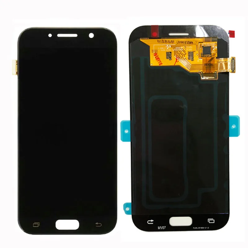 5," супер AMOLED lcd дисплей в сборе для Samsung Galaxy A5 A520 F A520F/DS lcd сенсорный дигитайзер TFT OLED качественный lcd+ инструмент