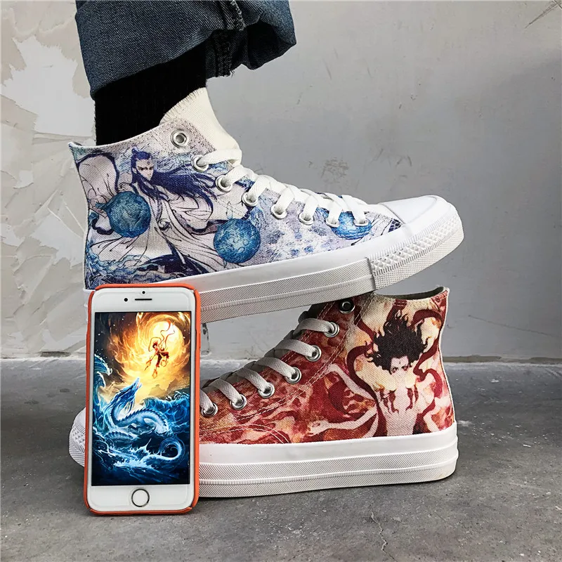 NIKEZI/2019 г. Высокие удобные классические кроссовки для старшей школы Skool NEZHA
