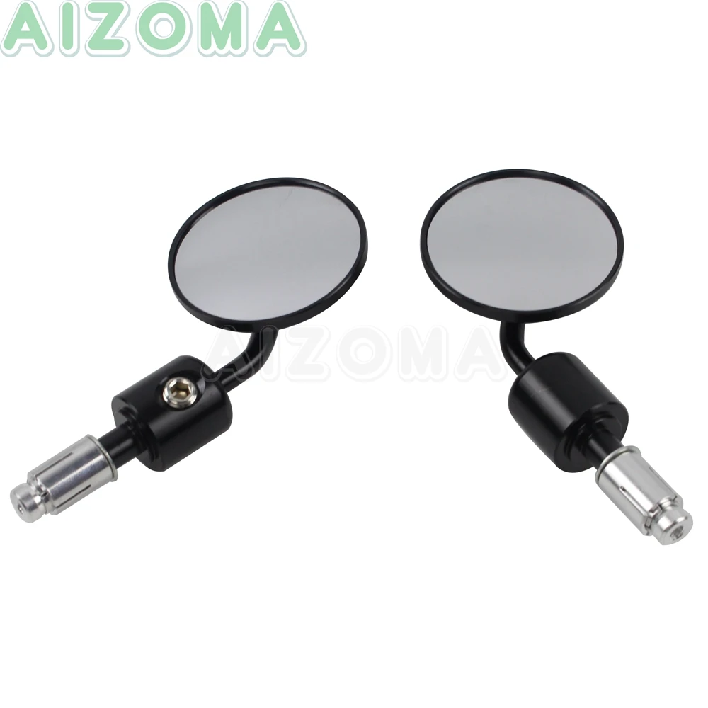 Боковые зеркала заднего вида с ручкой 7/8 дюйма и 1 дюйм универсальное выпуклое