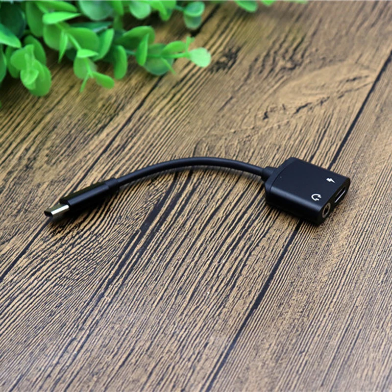 

Hermecury Universal 3.5mm Type-C To Female/Type-C Audio Adaptor Cable Connect Earphone To Type-C Devices LETV XiaoMi NutPro