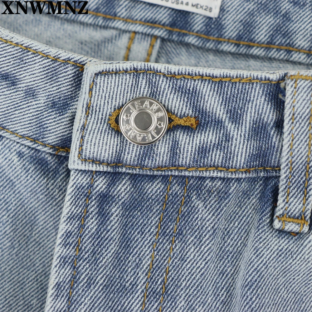 Vintage mom jeans high waisted jeans woman ripped boyfriend jeans for women korean style  distressed jeans blue denim pants