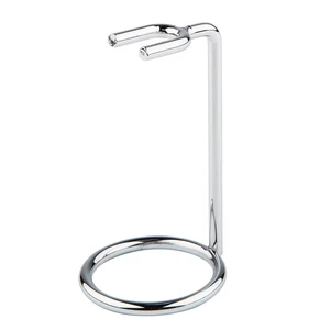 Металлическая бритвенная щетка для мужчин, бритвенная основа, хромированная Серебристая бритва, набор для бритья бороды, картридж для бритья, легко носить с собой