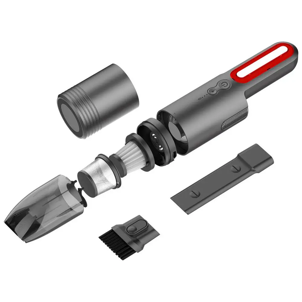 

Car Vacuum Cordless Portable Car Vacuum Cleaner Mini Handheld Vacuum Cordless Wireless Charging Small Size Cleaning Tool Car V