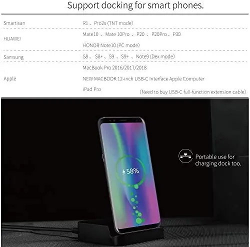 

Gulikit Dock for Switch/TV Portable charging stand USB 3.0 Docking Station HDMI adapter with USB-C PD charging dock