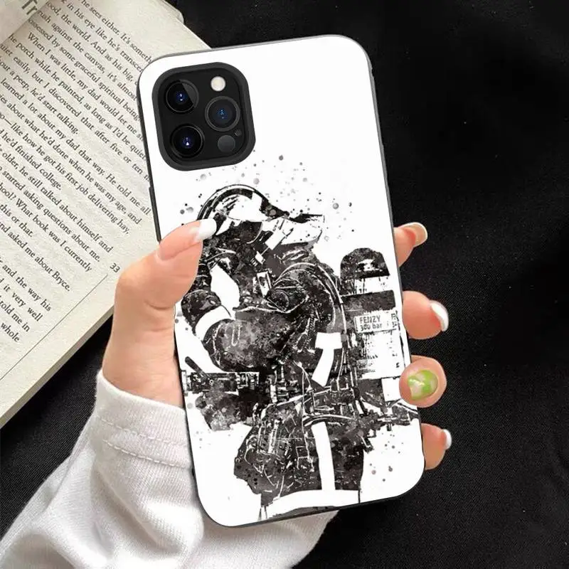 Firefighter Fire Department Fireman Phone Case For iPhone 11 8 7 6 6S Plus X XS MAX 5 5S SE 2020 XR 11 pro DIY capa images - 6