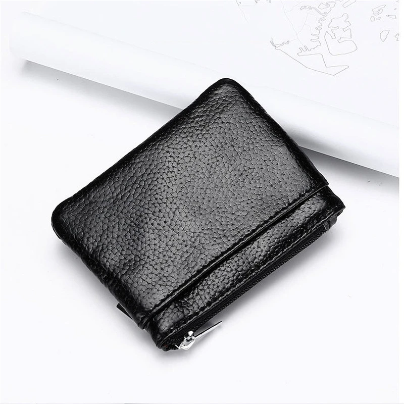 

Fashion trend Casual Men Short Wallets Mini Money Purses Small Fold Female Coin Purse Card Holder change as your like A50