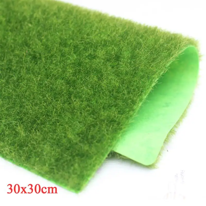 30x30 см Искусственный мох эко бутылка газон трава Мини Пейзаж Сказочный украшение