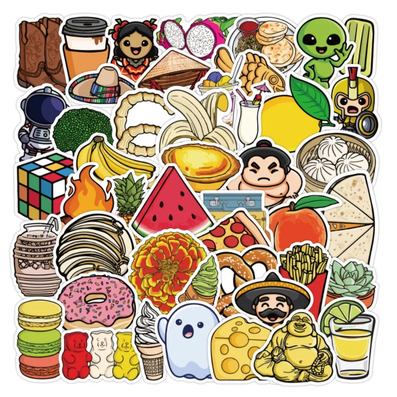 

10/30/50/100pcs Kids Toys For Snowboard Laptop Luggage Fridge Car- Styling Vinyl Decal Home Decor Stickers