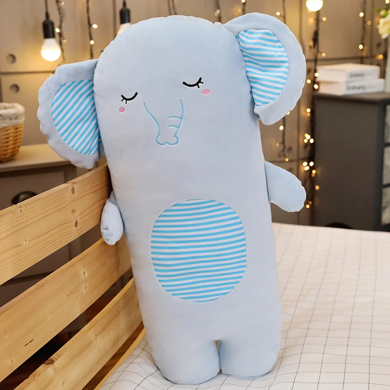 Elephant Динозавр, тигр, слон, олень, хомяк, плюшевая игрушка единорог, рождественские мягкие животные, Детская кукла, милые подарки, подушка для сна, подружка - Цвет: Elephant