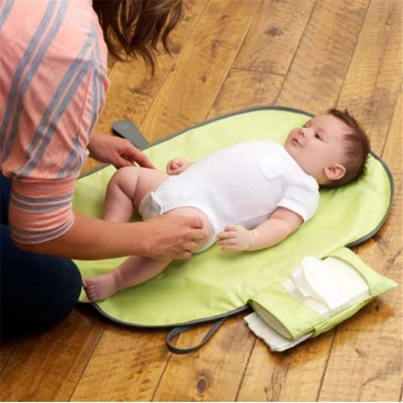 

Baby Diaper Changing Mat Waterproof Portable Nappy Changing Pad Travel Changing Station Clutch Baby Care Products Hangs Stroller