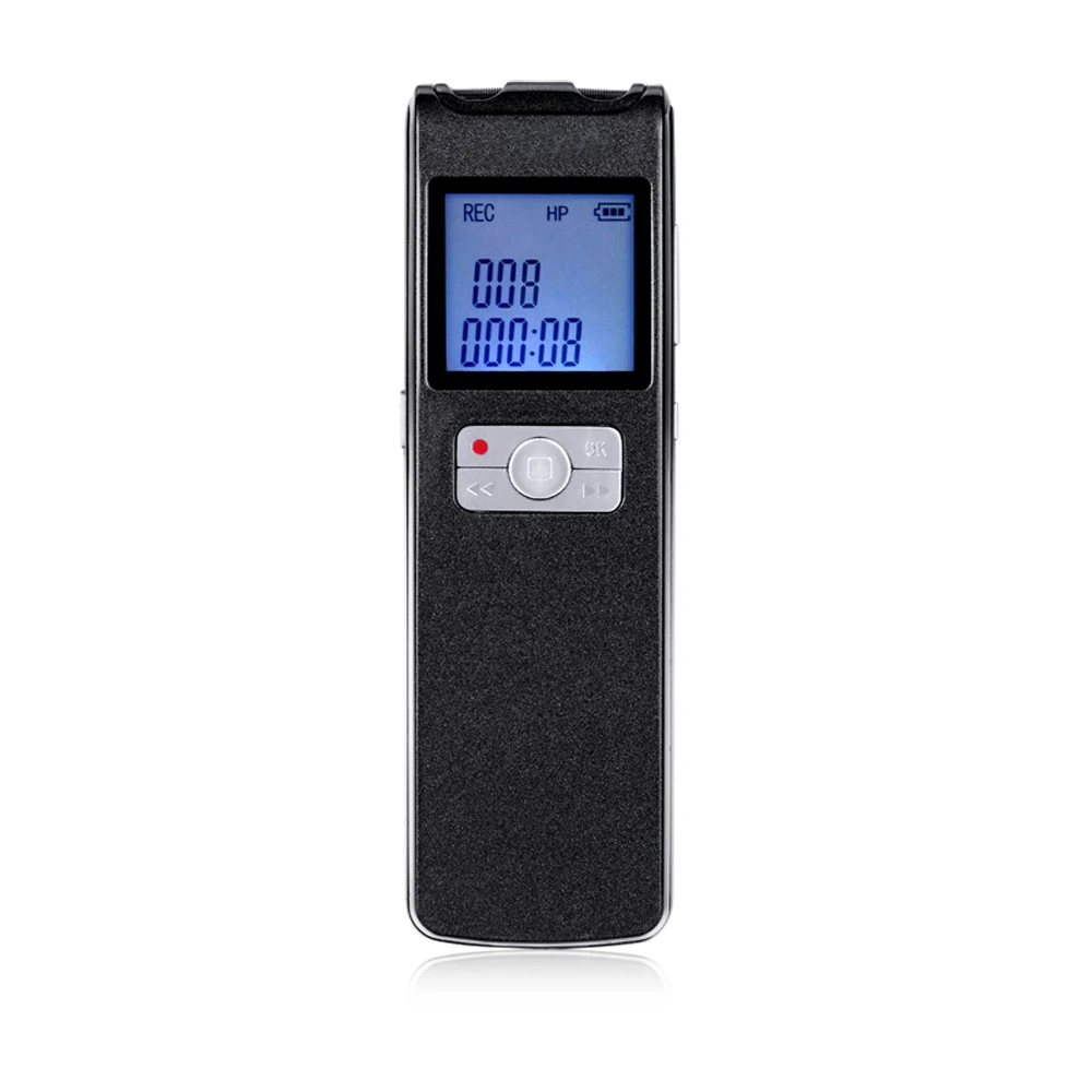 

350 hours super long recording time digital voice recorder with voice activated large screen MP3 playing FM radio