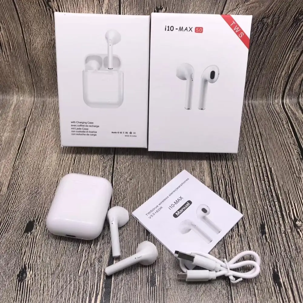 I10 max TWS Беспроводные Bluetooth 5,0 наушники для iPhone XiaoMi huawei i7s i8 i9s i10 i11 i12 наушники