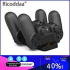 Двойная зарядная станция для PS4 SlimPro, зарядная док-станция для Sony PS4 Playstation 4, джойстик, контроллер, быстрая зарядка, геймпад