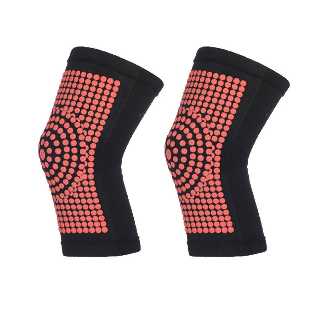 

2PCS Self Heating Support Knee Pad Knee Brace Warm for Arthritis Joint Pain Relief Injury Recovery Belt Knee Massager Leg Warmer