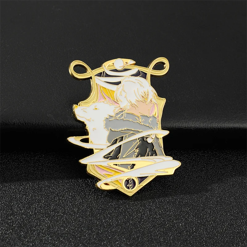 Anime To Your Eternity Metal Badge Figure Brooch Pin Men and Women Trend Souvenir Costume Prop Decoration Christmas Gift