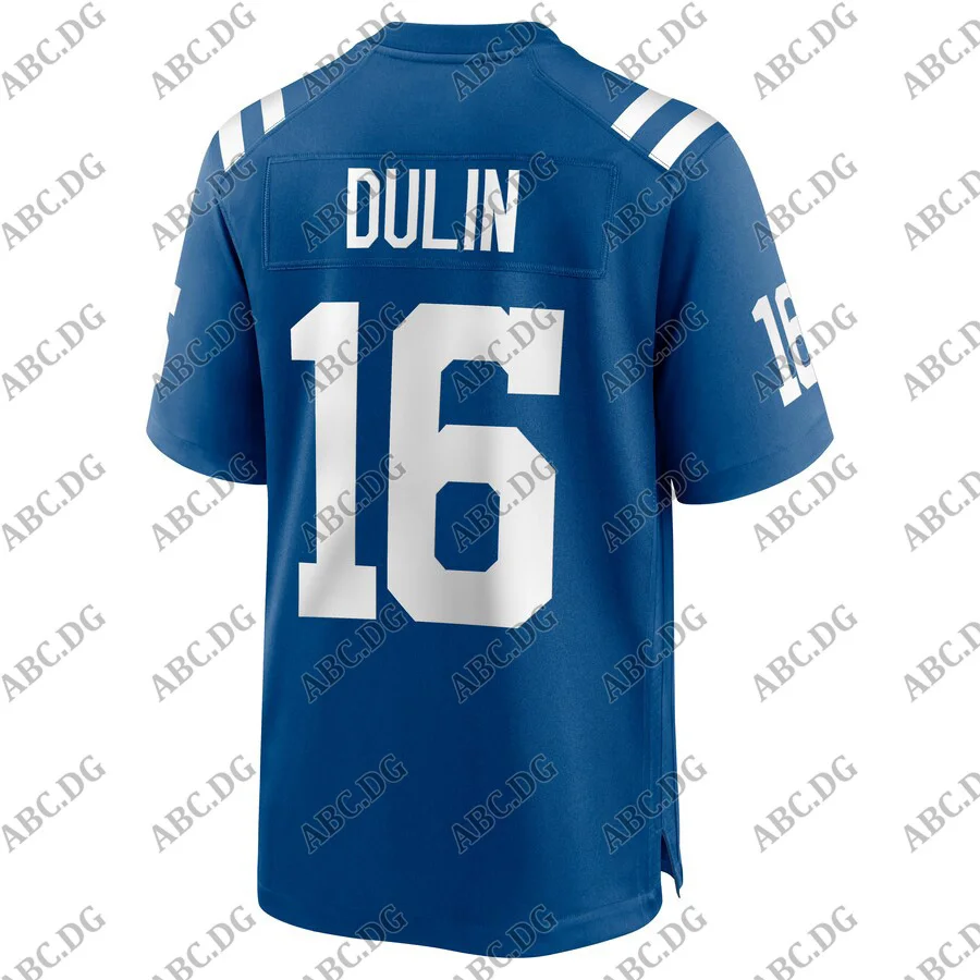

Customized Stitch American Football Jersey Men Women Kid Youth Indianapolis Ashton Dulin Royal Game Jersey