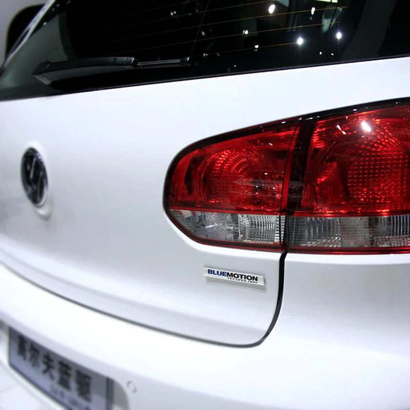 1 шт. 3D металлическая синяя Автомобильная боковая эмблема заднего багажника для VW